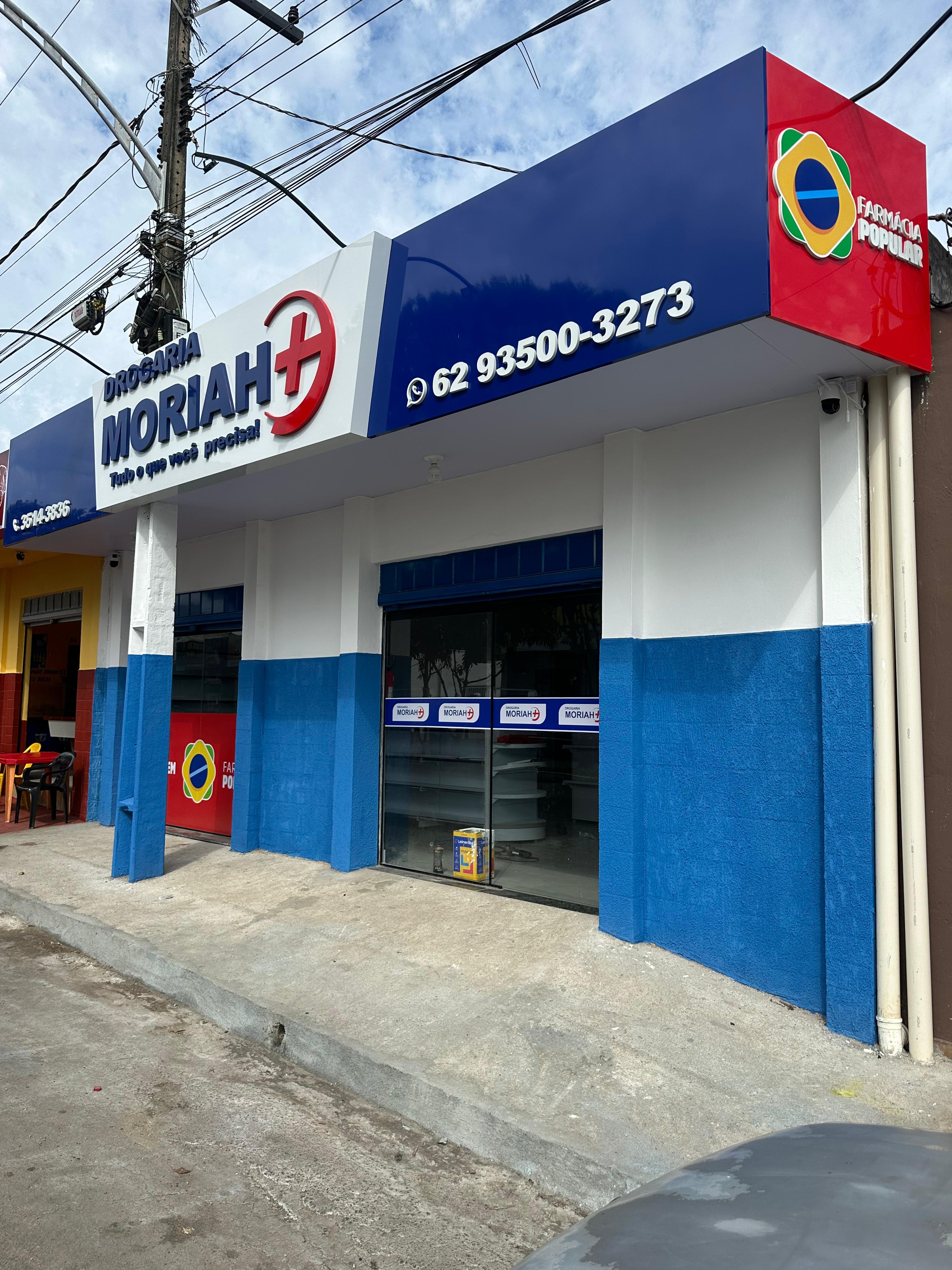 Fachada da Drogaria Moriah